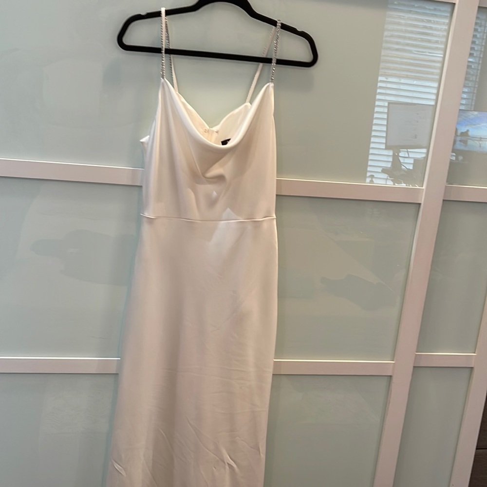 White long formal dress